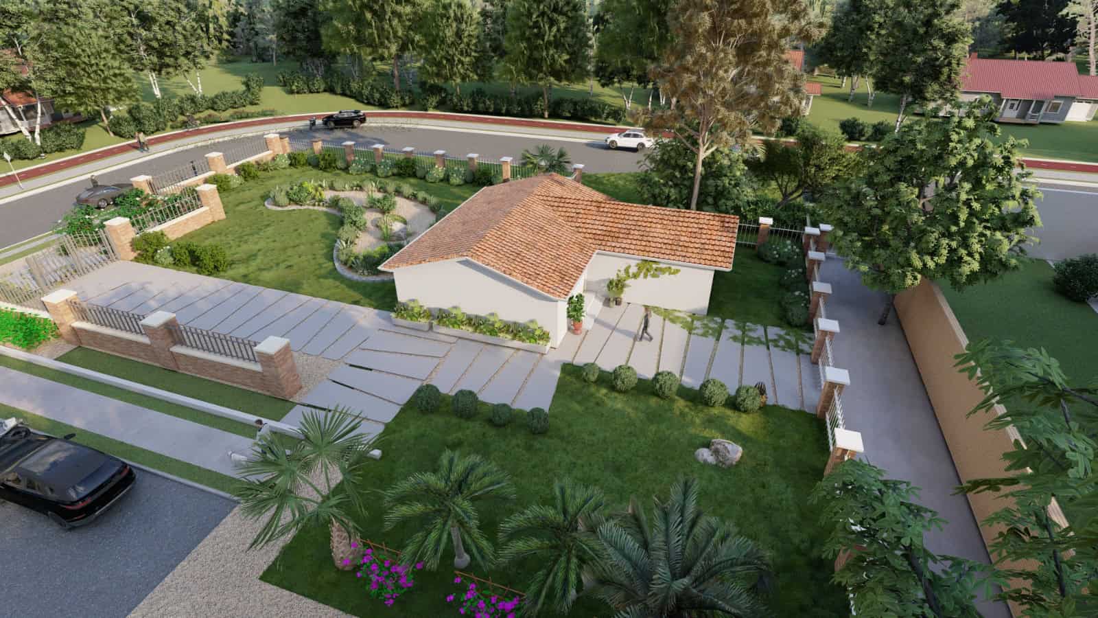 750 Sq Ft House Plans 1 Bedroom - 36x25 L-Shape 1BR/1BA