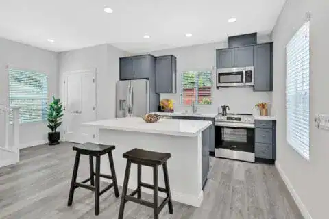 kitchen remodel within an ADU
