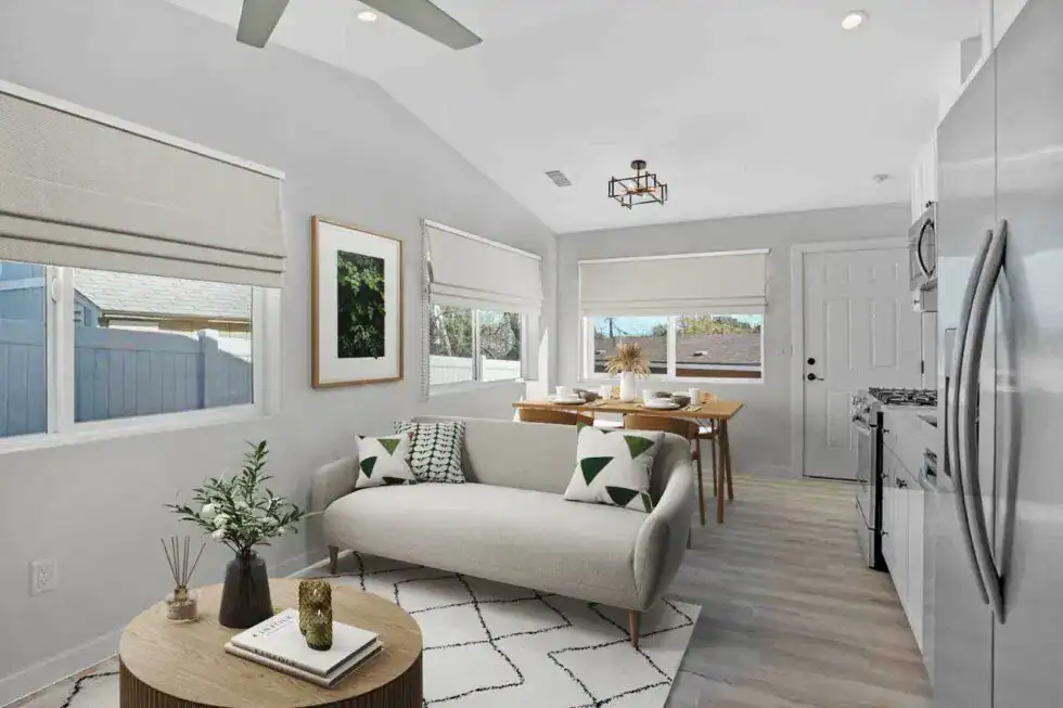 Home addition made in a kitchen space