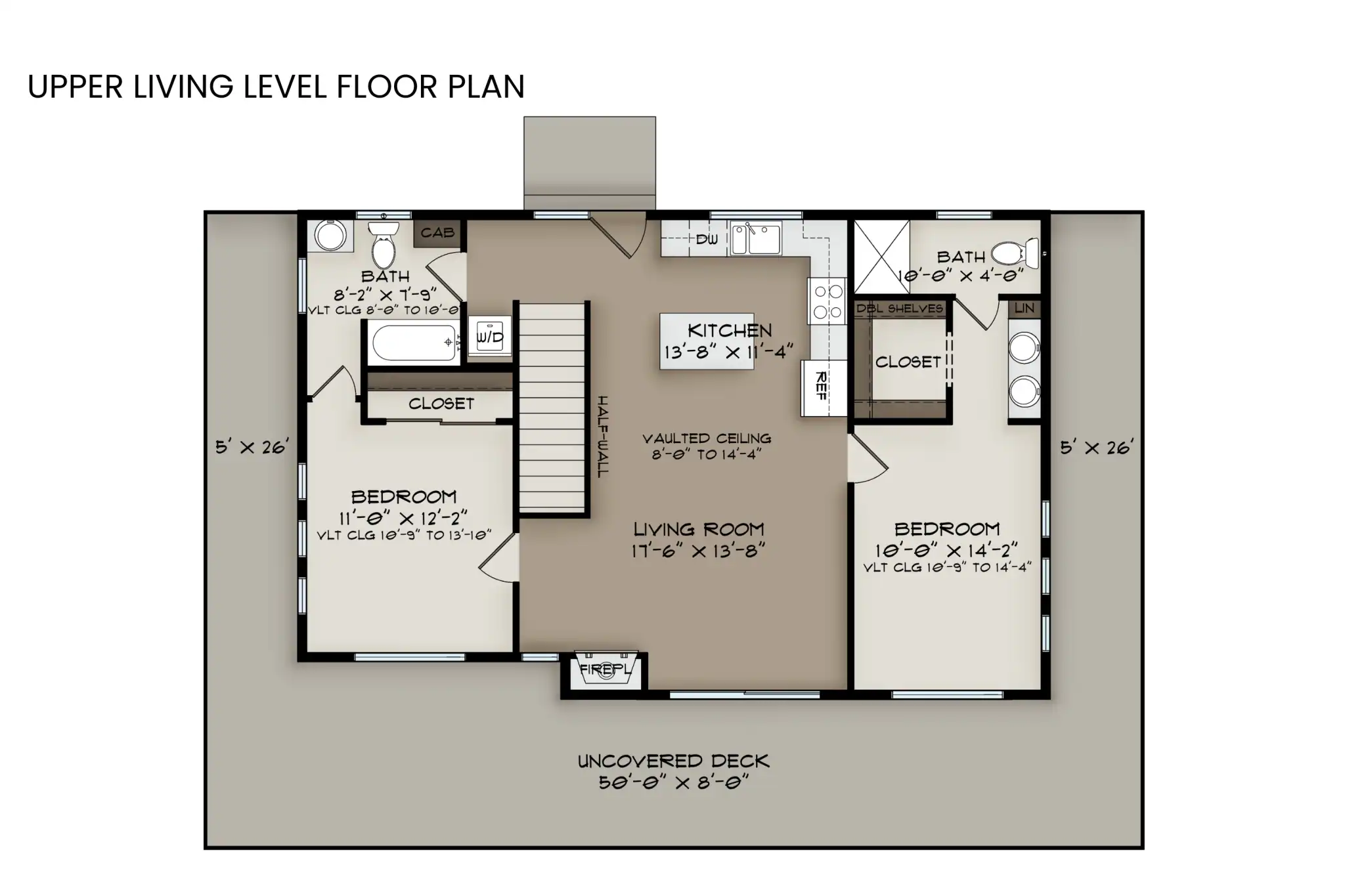 Bearberry Floor Plan for ADU's